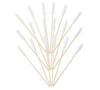 Milisten 100pcs Long Cotton Swabs for Pets Wooden Handle Ear Cleaning Swabs for Cats and Dogs Comfortable Soft Cotton Buds for Wax Removal Infection Prevention Daily Grooming Care
