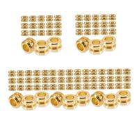 Milisten 100pcs Metal Guitar String Beads for Acoustic and Classical Guitars and Easy to Use Replacement Parts for Folk Accessories
