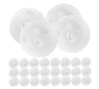 Milisten 100pcs Noise Maker Ball Inserts for Crochet Animal Doll Repair Replacement Parts Plastic Squeaker for Plush Pet Maintenance