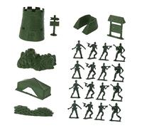 Milisten 100pcs Plastic Soldier Model Set for Military Figures Non Toxic Material Enhances Creativity and Parent Interaction for Childrens Military Games and Imaginative Play