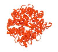 Milisten 100pcs Poultry Leg Strap Decorative Chicken Ankle Bands Bird Leg Bands Chicken Parts for Supplies for Farm Use