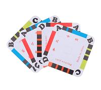 MILISTEN 100Pcs Weaving Cards Tablet Cardboard Loom Cards Handmade Weaving Tools for DIY Inkle Loom Weaving Crafting Supplies