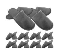 Milisten 10pairs Disposable Guest Slippers Non-skid Footwear for Home Hotel Use Flexible Sturdy Design Safe Comfortable One-off Slippers for Travel and Beauty Salons
