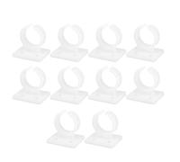 Milisten 10pcs Adjustable Microphone Holder Clips with Wall Mount Bracket Durable and Stylish Microphone Wall Hanger for Home Office Use for Studios and Events