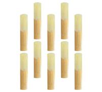 Milisten 10pcs Alto Saxophone Reeds Replacement Strength Sax Reed for Musical Instrument Accessories for Practice Sessions