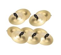 Milisten 10pcs Belly Dancing Finger Cymbals Percussion Instruments for Dance Zills with Comfortable Grip Enhance Your Performance for Stage and Entertainment