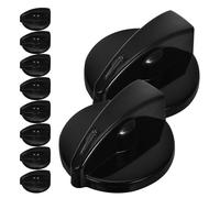 Milisten 10pcs Black Abs Fan Control Knobs Rotary Switch Replacement for Table Fans Easy to Use for Home and Office