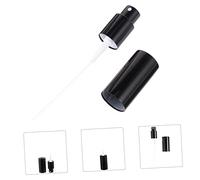 Milisten 10pcs Black Aluminum Spray Bottle Nozzles High-density Mist Pump Sprayer Heads Replacement Tops for Even Fragrance Distribution