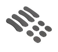 Milisten 10pcs Black Silicone Drum Dampeners Drum Silencers Mute Cushions Easy to Install Reducing Overtones Adjustable Effect for Practice