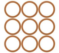 Milisten 10Pcs Brown Silicone Sealing Rings for Bottle Lid Replacement Leakproof Elastic Gasket Set for Insulated Water Bottles and Jar Seals Universal Supplies Accessory