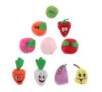 Milisten 10pcs Cartoon Fruit Finger Puppets Interactive Storytelling for Educational Role Play Creative Activities and Themed Parties Engaging Finger