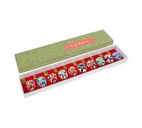 Milisten 10pcs Chinese Peking Masks Clay Figurines Lifelike Desktop Decor for Collectors Enthusiasts Enhance Your Home with Cultural Artifacts