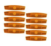 Milisten 10Pcs Compact Bike Reflectors Professional Reflective Signs for Safety Easy Installation Accessories for Night Cycling Durable High Grade Essential for Bicycles