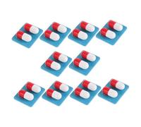 Milisten 10pcs Doctor Role Play Capsules Set Realistic Medical for Safe Design for Fun Pretend Play Educational Healthcare Simulation