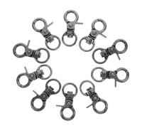 Milisten 10pcs Escape Metal Bird Buckles for Parrots Safety Fasteners Easy to Install for Pet Birdcages Locking Mechanism Compatible Bird Species