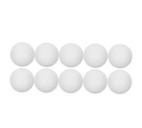 Milisten 10pcs Foam Golf Practice Balls 6.3cm White Squeeze Stress Relief Sports Training Balls for Indoor Outdoor Golf Equipment