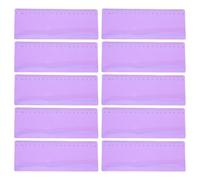 Milisten 10pcs Guided Reading Tools Colored Line Guides Pet Plastic Reading Enhancement Strips with Scale Highlight and Guide Dual Functionality Visual Aid Bookmarks for Text and Book