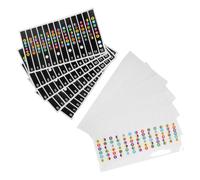 Milisten 10pcs Guitar Fretboard Stickers for Starter Fret Guide Label Fingerboard Sticker Note Decals for Practice Sessions for Beginners Learning Guitar Basics