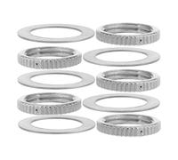 Milisten 10Pcs Guitar Toggle Switch Washer Bass Screw Electric Hardware Iron 12 MM Stable Connection Compatible for Practice and Recordings