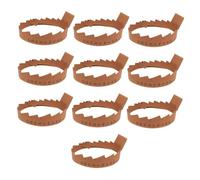 Milisten 10Pcs Guzheng Code Diagram Paper Light Brown Thick Accessories for Zheng Code Display Installation Schematic Diagram Location Map Suitable for All Guzheng Types Easy DIY