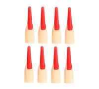 Milisten 10pcs Halloween Finger Covers Scary Witch Zombie Vampire Party Props Lightweight Plastic Decoration for Costume Carnivals and Pranks Random Color