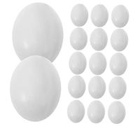 Milisten 10Pcs Lifelike Fake Bird Eggs for Breeding Durable Simulation Eggs for Cockatiels Parrots and Other Birds Bird Laying Tool to Enhance Nesting Enthusiasm