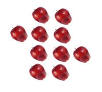 Milisten 10pcs Lifelike Red Delicious Fake Apples Realistic Artificial Fruit Models for Home Decor Photography Props Table Ornaments Lightweight Simulation Display