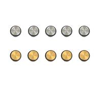 Milisten 10pcs Metal Flute Hole Plug Flutes Repair Plugs Key for Part Accessories for Supplies for Maintenance and Repair