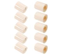 Milisten 10pcs Mini Potentiometer Knobs 13x16mm for Electric Guitar Effects Pedal Volume Tone Control Plastic Small Guitar Amplifier Knob Set in Cream White