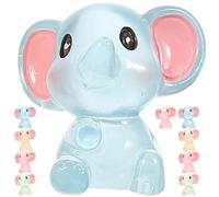 Milisten 10pcs Mini Resin Animals Elephant Figurines Glow the Dark Elephant Compact Sculpture for Garden Micro Landscaping Decoration