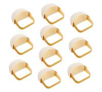 Milisten 10Pcs Miniature Floral Baskets for Dollhouse Handheld Retro Props with Handles for Crafting Imaginative Play and Photography Miniature Food Accessories