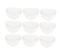Milisten 10Pcs Pacifier Storage Box Portable Pacifier Protective Container Design for Easy Visibility Hygienic Soother Case for Newborns