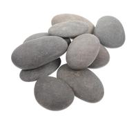 Milisten 10pcs Painting Stones Smooth DIY Craft Pebbles for Creative Drawing and Home Garden Decor Polished Rocks for Preschoolers and Teens Art Projects