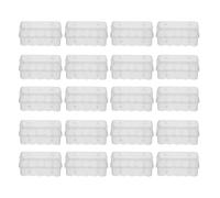 Milisten 10pcs Peptide Case - Multi-Slots Clear 20ml Vial Organizer for Laboratory Freezer Storage - Plastic Box to Hold Medication Bottles for Peptide & Insulin Management