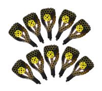 Milisten 10pcs Pickle Racket Balloons Cartoon Themed Sports Party Decorations for Birthdays Showers Events Vibrant Yellow Foil Balloons with Quick Inflation for Easy Setup
