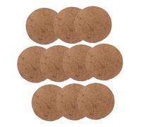 Milisten 10pcs Pigeon Nest Pads Bird Nesting Mats Palm Pigeon Nesting Pads for Pet