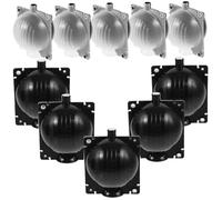 Milisten 10pcs Plant Root Growing Box and Grafting Rooting Device for Indoor Gardening and Tree Cuttings, Small Size Half Black Half Propagation Ball Set for Bonsai Tree Care