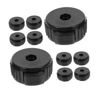 Milisten 10Pcs Quick Release Cymbal Nuts for Percussion Instruments Drum Parts for Jazz and Rock Securely Fix Cymbals and Felts Essential Accessory for Drum Kit