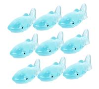Milisten 10Pcs Resin Whale Figures Miniature Sea Animal Figurines Lightweight Tiny Ocean Animal Decor for Home Aquarium and Party Favors