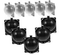 Milisten 10pcs Root Propagation Balls and Plant Grafting Rooting Boxes Indoor Gardening Kit Half Black Half Small High Pressure Air Layering Propagation for Bonsai Tree Care