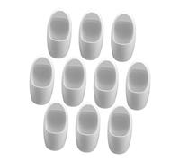 Milisten 10pcs Scale Miniature Urinal for Dollhouse Realistic Micro Landscape Bathroom Furniture Model Handcrafted Public Toilet Accessories for DIY Architectural Displays