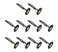 Milisten 10Pcs Security Desk Pen with Adhesive Chain and Clip for Office Bank Reception and Retail Counters with Fixed Base for Signing