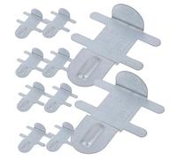 Milisten 10pcs Stainless Steel Cage Clips for Small Animals Wire Fasteners for Chicken Securing Clamps for Easy Installation and Versatile Use