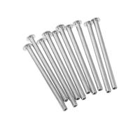 Milisten 10pcs Stainless Steel Umbrella Rivet Patio Umbrella Handle Screws Silver Φ5xM4x75 M4x6 DIY Repairs Portable