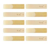 Milisten 10pcs Tenor Saxophone Reeds Replacement Saxophone Reeds Hardness Saxaphone Kit