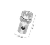 Milisten 10pcs Throttle Brake Cable Ends Impact-resistant Crimp Stops for Motorcycles Scooters Atvs Lawn Mowers Mini Bikes Powersports Repair Parts