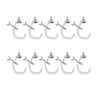 MILISTEN 10Pcs Truss Clamp Lights Clamp Heavy Duty Aluminum Alloy Mounting Truss Bracket Hook Clamp Lighting Clamps for DJ Lighting Par Lights Spot Lights 35-52MM