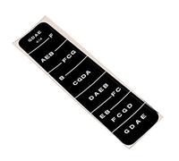 Milisten 10pcs Violin Scale Stickers Black Fretboard Note Decals for Learning Finger Guide for Beginners Easy to Tear Non-tracing Fret Labels Essential Violin Accessories