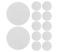 Milisten 120PCS Essential Oil Pads Replacement Cotton Diffuser Round Refill Pads for Locket Necklace Bracelet Auto Car Vent Clip Supplies