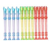 Milisten 12pcs 6-hole Boys and Girls Practice Clarinet Set, Mini Student Musical Instruments for Children Early Music Education and Beginner Wind Instrument Toys Random Color